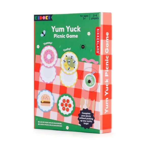 Kikkerland Yum Yuck picnic game for 2-4 players ages 3+ NIB - Picture 1 of 16